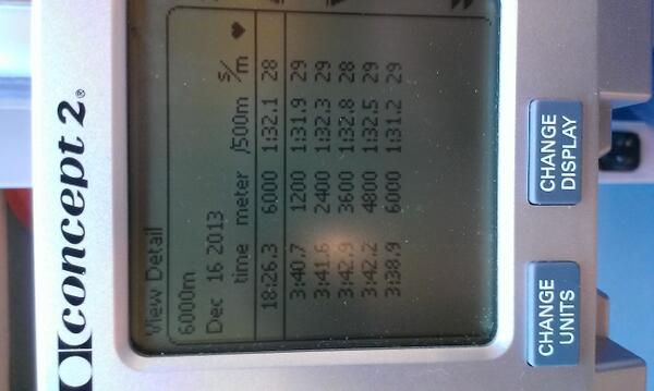 Pumped out a 6k today. 
Still need to work on the rating.