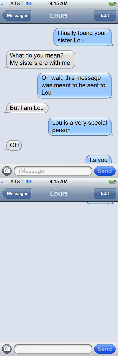 LarryTextProof's tweet image. Aww Harry makes me feel special