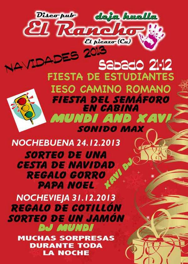 carloseliseoms's tweet photo. #DiscoElRancho Sabado21 fiesta de estudiantes con @xavirc1992 @jesuscolladogom comienza las navidades como se merecen http://t.co/TGQpAjshk3