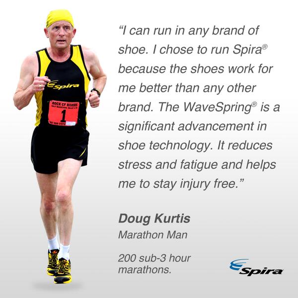 SpiraFootwear's tweet image. #marathon #runners believe the Spira #wavespring hype!