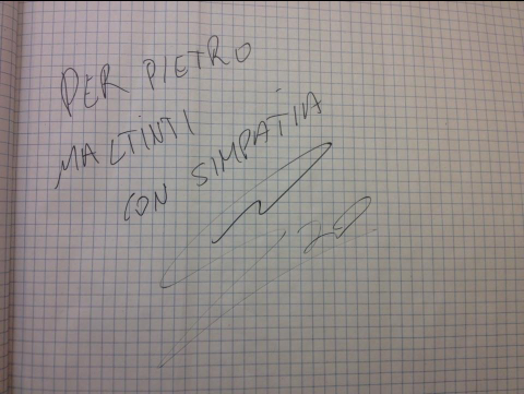 PMaltinti's tweet photo. Anche se te l'ha chiesto un mio amico per conto mio questo stamattina..mi hai reso la giornata migliore! @bvalero20 http://t.co/3bhgSjptPh