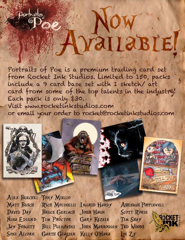 RocketInkStudio's tweet image. Like us at facebook.com/RocketInkStudi… … visit us at rocketinkstudios.com  @EdgarAllanPoe