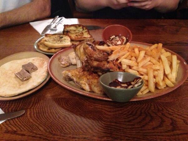 WHS_PE's tweet photo. Average meal for mr lomas and danny Wilson #nandos#getinmybelly#easy http://t.co/XJm3NX6VNF