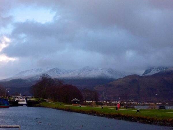 Stormy day in Lochaber today But at least the white stuff is back! #scotwinter