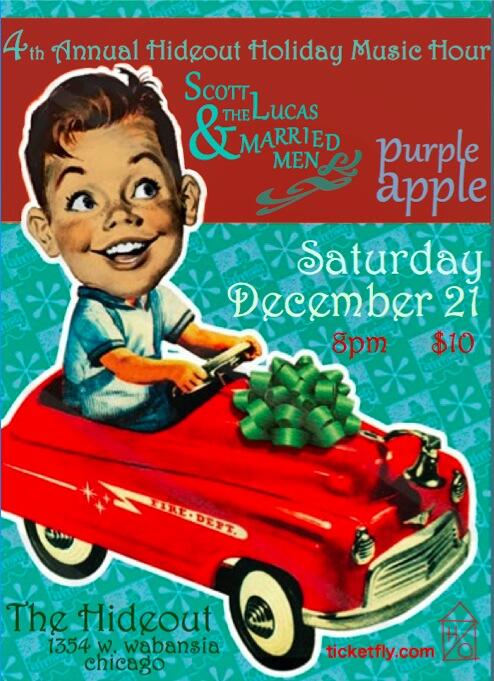 SLandMM's tweet photo. There are a few tickets left: 4th Annual @hideoutchicago Holiday Show Sat 12/21 http://t.co/X1Vy4PW7KU http://t.co/0EpDw24y0b