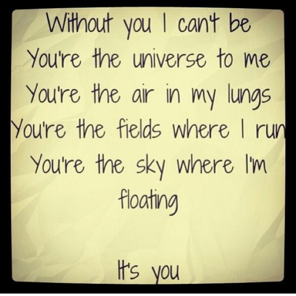 ESWblog_Miami's tweet photo. Youre the universe to me, youre the air in my lungs~ http://t.co/yCux8TFqX0