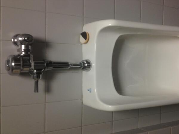 You know it's finals when you see a cookie on the urinal and think 'damn that looks delicious.' #HowDidItGetThere