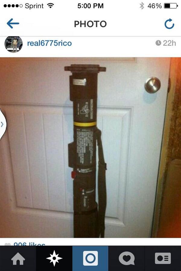 ___Proxxy's tweet photo. P Rico has obtained a god damn rocket launcher. Will the BDs retaliate?? Find out next time on Chicago Ball Z 🐒 http://t.co/K4cBUplEty