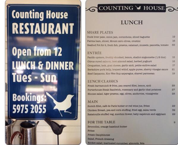 CountingHouseMP's tweet image. Tuesdays are back along with our new summer menu