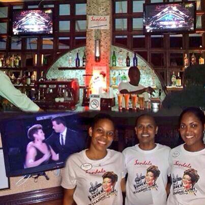 AdamStewart's tweet photo. #TeamTessanne viewing party at all of our resorts across the Caribbean! @NBCTheVoice @Tessanne #voicetop3 http://t.co/82Qu0ZhALc