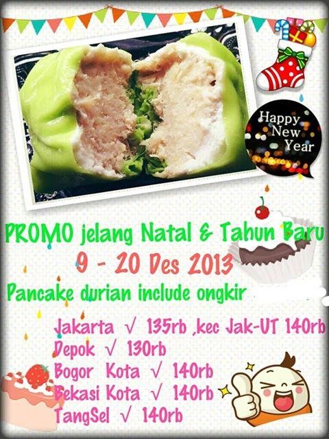 PancakeDurianID's tweet photo. #PROMO Pancake Durian hemat ongkir s/d 20 Des'13. Info WA : 083893795072 . Grab It Fast! @Promosi_Jakarta http://t.co/xY63jBY7Mw