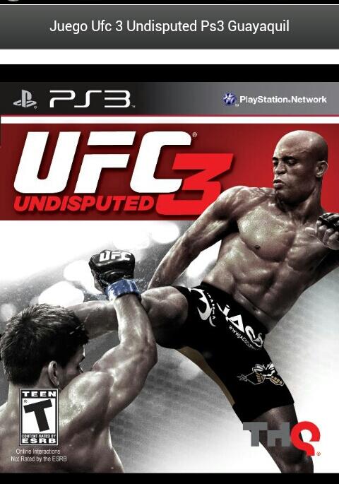 vendoguay's tweet photo. Vendo juego ufc 3 undisputed sellado y nuevo en la ciudad de Guayaquil $40 @ClasificadoEC http://t.co/B6abWOKkde