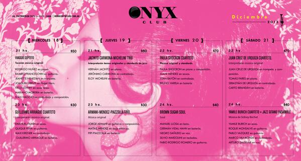 OnyxClubArg's tweet photo. Recordamos la semana de @OnyxClubArg con @jcdeurquiza @pipipiazzolla @yburich  y muchos más! http://t.co/GKy72LVYu8