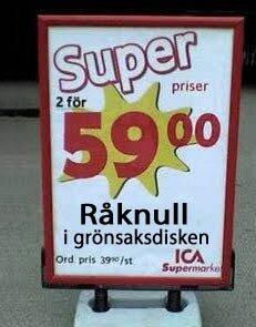 Ekwall's tweet photo. Grådassiga decemberdagar som dessa, då kan Ica alltid lätta upp stämningen. Billigt och bra. http://t.co/lsduihdkYh