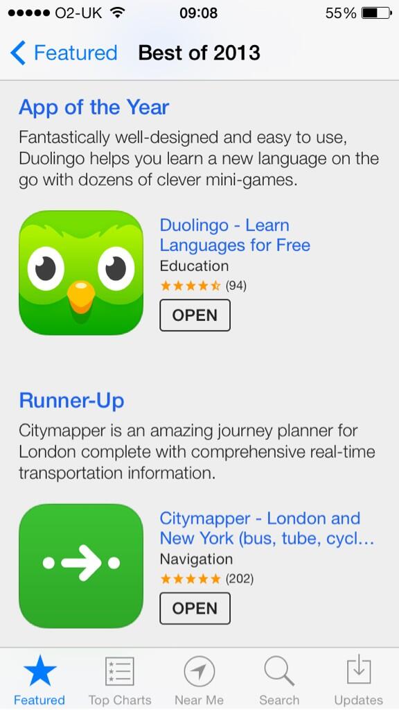 Citymapper's tweet photo. Woohoo!!! APP OF THE YEAR Runner-up!!! http://t.co/Zbrlk8XtIr