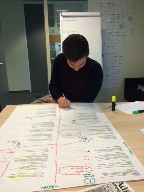 Inspiratie opdoen voor redesign! Kay werkt usability test uit bij <a href="/applifiedapps/">Applified</a>