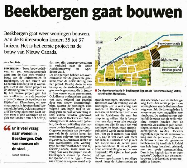 Draismabv's tweet photo. Draisma, Sprengenland Wonen en Dijkhof Bouw aan de slag met woningen  Ruitersmolen Beekbergen. http://t.co/IGGK0ez89a http://t.co/4LbZv4GxoC