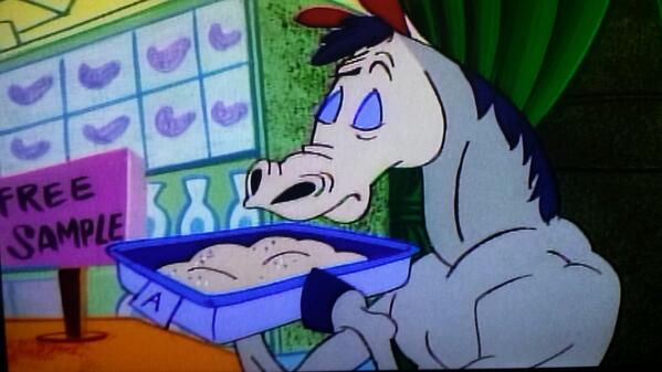 RenAndStimpy1's tweet photo. "Would you please take a sniff of Cat Box A". http://t.co/dFDrR20OYJ