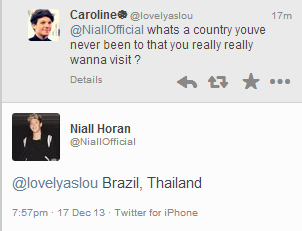 1DTH_Fans's tweet photo. ประเทศไหนที่คุณยังไม่เคยไปแต่อยากไปมากๆมากๆสุดๆ

Niall:: บราซิล,ไทย

แอดมินขอกรี๊ดดดดดดดดดดดดดดด ให้ตายไปข้างนึง http://t.co/3mGUn15p6J