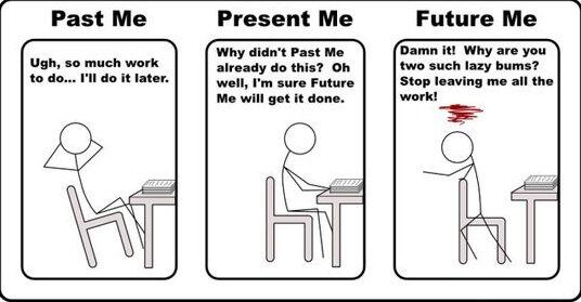 How I actually study..