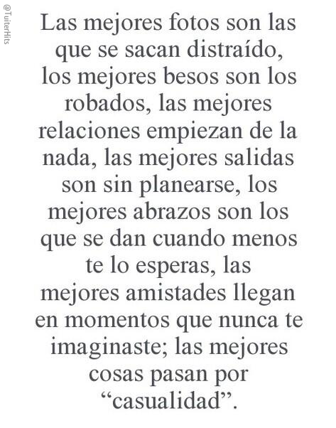 TuiterHits's tweet photo. Lo mejor sucede cuando menos te lo esperas. http://t.co/A5ryb2RAnp