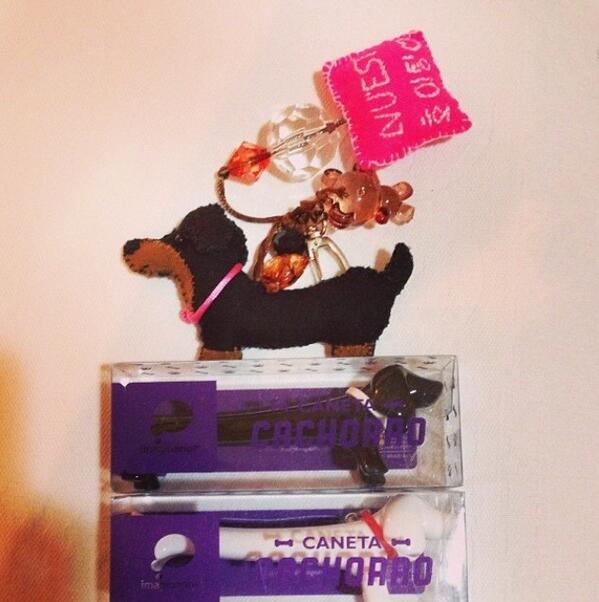 aronstagram's tweet photo. [update 131217] thank you for the Mel keychain! love it hehe #nuest #aron #nuestmascot #mel #cutedachshund http://t.co/PlVYBLgzDA