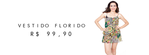 Infinitylook's tweet image. No verão nada melhor que um belo look. VESTIDO FLORIDO TOBCONF - R$ 99,90 em até 6X sem juros. goo.gl/ErKSK7
