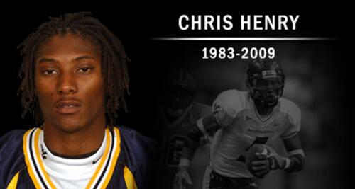 ProsReport's tweet photo. “@Wesman015: “@WVUPros: Four years ago today we lost Chris Henry. #RIPSlim http://t.co/jhgwQUREQl”🙏👆”