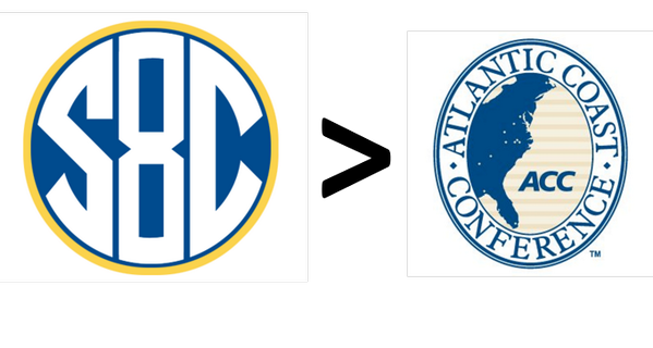 SECMemes's tweet photo. E'Nuff Said #SEC #ACC... http://t.co/H8xJwcrIk2