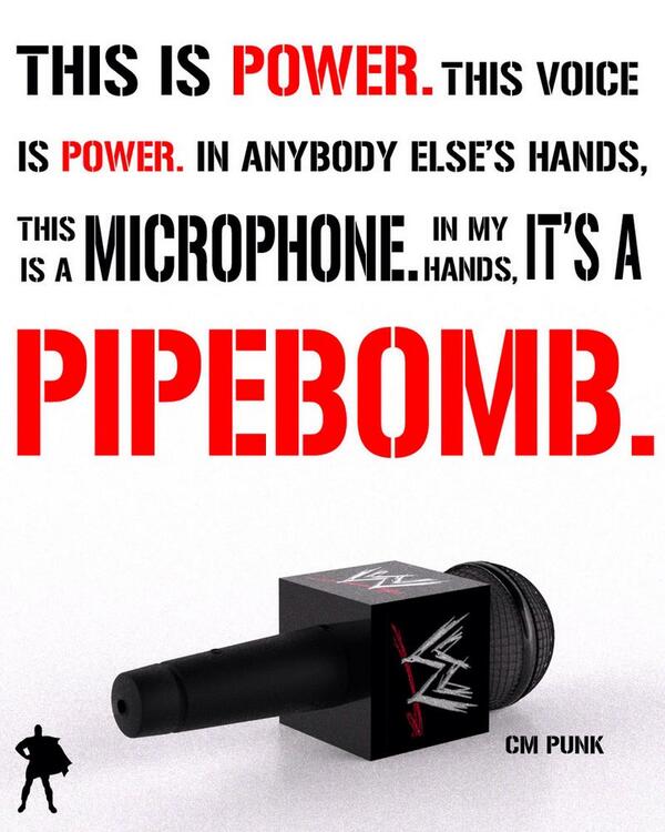 MarcosElPro_HD's tweet image. @CMPunk #CMPunkFans #PipeBomb