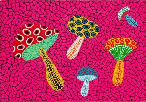 hutterdesign's tweet photo. Yayoi #Kusama " Muschrooms "- Art Brut, #PopArt #art #color #iloveart #painting #followart #arte #fineart #muschroom http://t.co/0CZGej6HEY