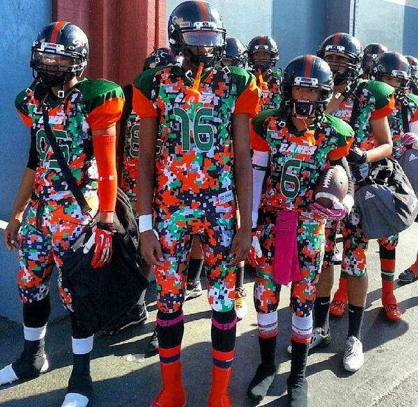 North Sacramento Hurricanes Football Uniforms #TBG
