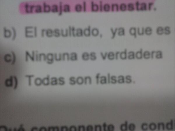 victortardelqq's tweet photo. E) C y D son falsas..... F) La correcta es la E... gracias compañeros jajaja http://t.co/5MrvujSYIn