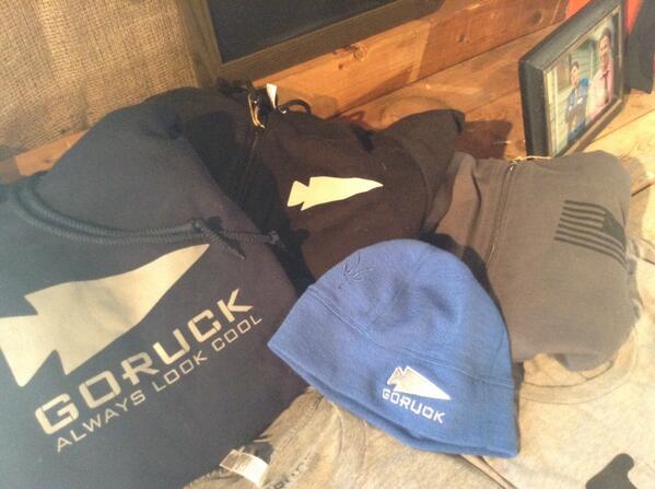 GORUCKPX's tweet photo. Brr! Being cold is not cool. Lucky for you, you can warm up AND look cool. Hoodies, zip ups &amp; beanies now @GORUCKPX http://t.co/pv7b7g61dP
