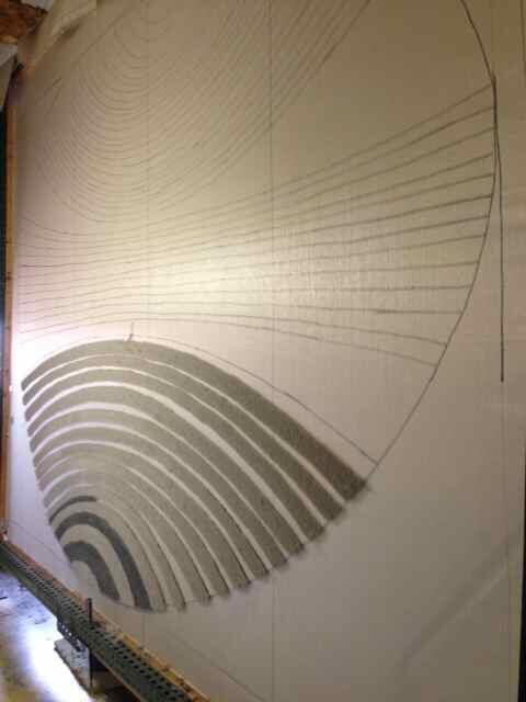 CA_arearugs's tweet photo. Enjoying working on this handmade rug for Cantoni Dallas. http://t.co/49R1n8axRj