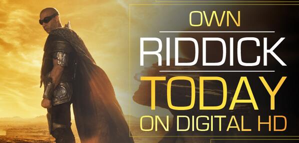 RiddickTheMovie's tweet photo. #Riddick is now available on Digital HD. See #VinDiesel as the ultimate antihero > http://t.co/qEAuuVKMvv http://t.co/Dkk2NQJ4fm