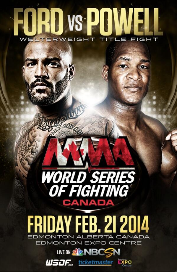 wsof canada returns in february 21st! ryan ford vs joel powell *results*