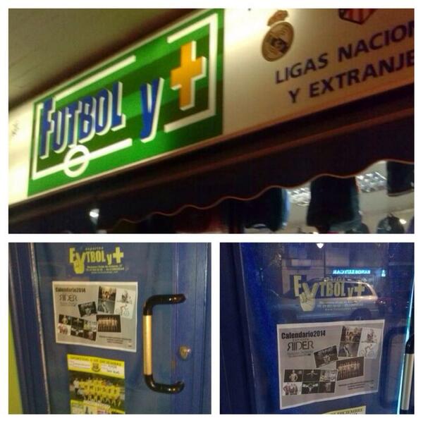 espiriturider's tweet image. Gracias a futbolymas por ayudarnos con la venta de los calendarios!!recuerda reservar el tuyo!