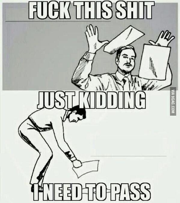 TheRoyay's tweet image. Me everyday of 6th year #lcproblems