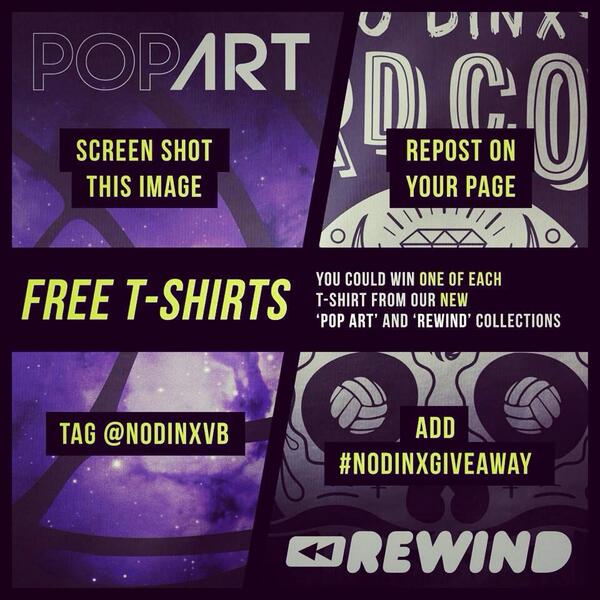 NoDinxVB's tweet photo. ENTER TO WIN! 14 new #NODINX T-shirts! RT or share pic on IG or FB + sign up here to enter! http://t.co/6g4EumV5VD http://t.co/taOBYBnkYP