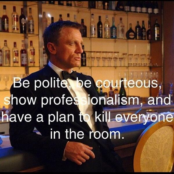 apgolphin's tweet image. Bondisms to live by #bond #007 #gentleman #manrules