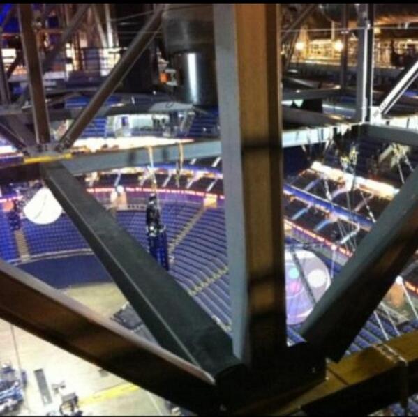 Coldplay, from the roof, O2 London