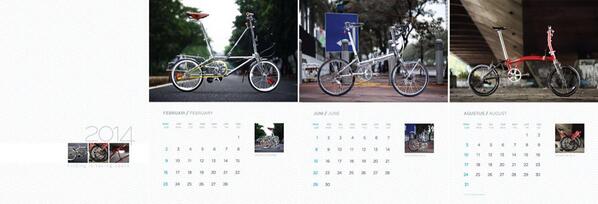 Indonesian Folding Bikes 2014 Desk Calendar is available for purchase.
22x16cm / Art Carton / Matte finish.