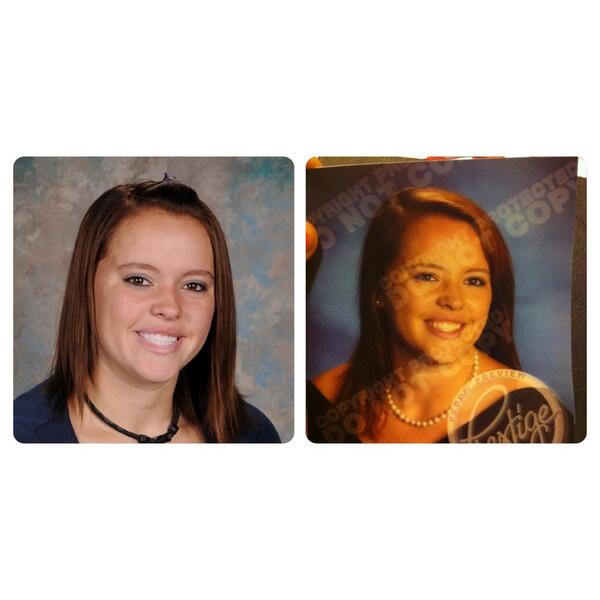 Dieselbelles's tweet photo. #transformation Tuesday! Freshman year and now my senior year!  http://t.co/XooyoOW1fn http://t.co/rzINEGYMEm