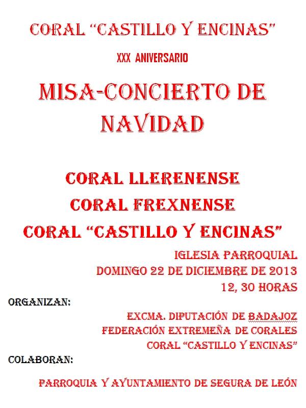 seguradeleoncom's tweet photo. Concierto de Navidad de la Coral "Castillo y Encinas" el D22 a las 12.30 en la Parroquia. Comenzamos #NavidadenSegura http://t.co/9KAOMBJ5wZ