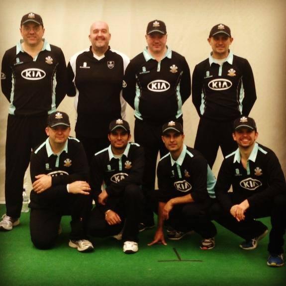 SCCCDeafTeam's tweet photo. Looking ready for business, the Surrey Deaf County Cricket Squad ready for the @ECADLions National Indoor Cup http://t.co/uJLCHe2aQI