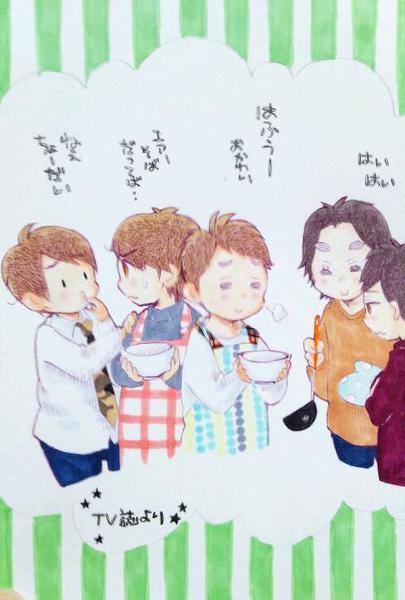 嵐イラスト画像bot On Twitter ほのぼの可愛い嵐イラスト 嵐 Https