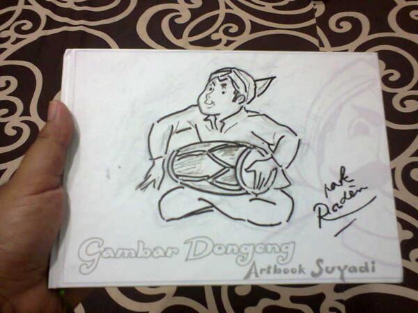 Horeee artbook pak raden buat senja &amp; fajar  sudah sampaiii.. @drs_suyadi | <a href="/ulacat/">Ula</a> <a href="/lely_citra/">Lely Citra</a>