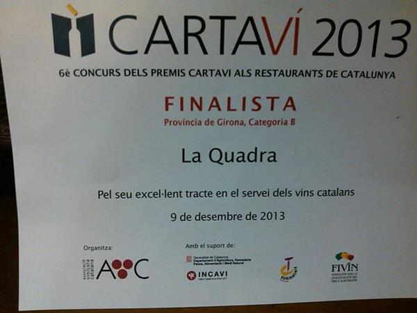 la_quadra's tweet photo. #finalistes #hotel #laquadra #vinscatalans http://t.co/U8TyIITfMd