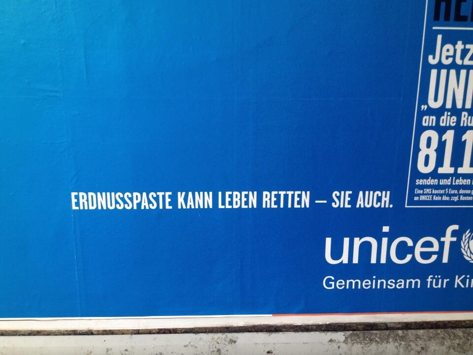 Stefan Niggemeier Unicef Sagt Erdnusspaste Kann Mich Retten Huh Http T Co Buu9dzybtn